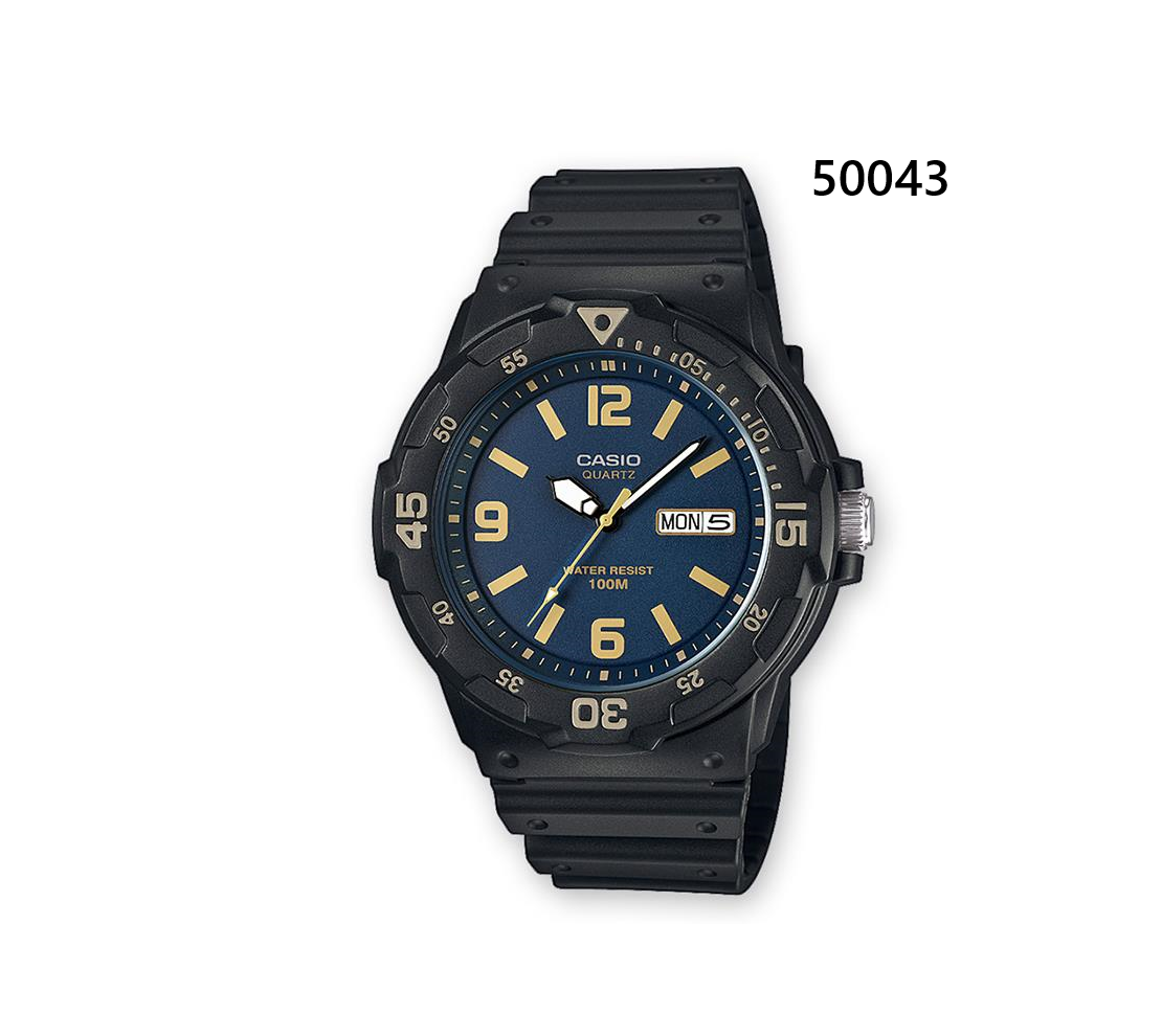 RELOJ CASIO HOMBRE HULE NEGRO