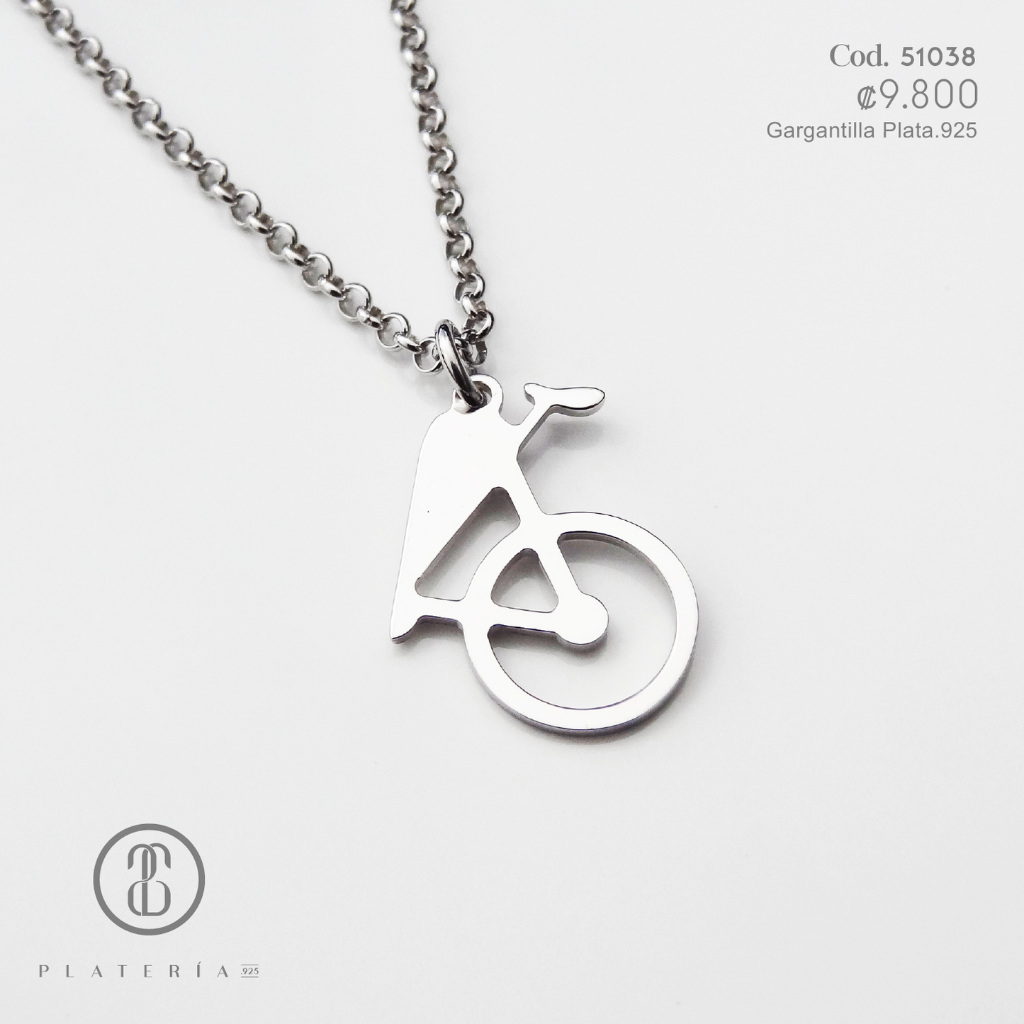 GARGANTILLA RODINADA PLATA.925