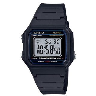 60386 RELOJ CASIO HULE NEGRO