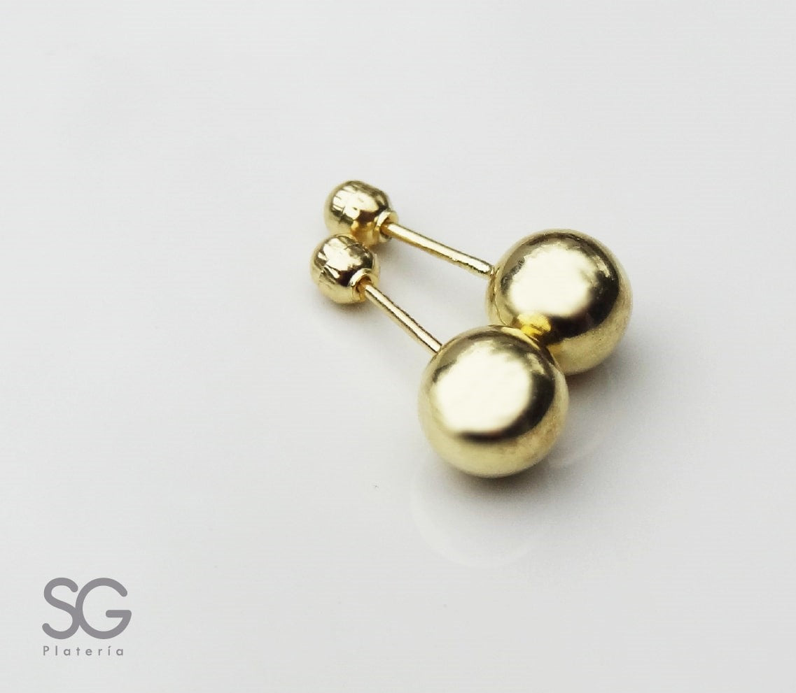 60837 ARETE BOLA 5MM ORO 10K