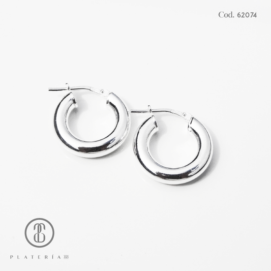 ARGOLLA LISA 18MM PLATA.925