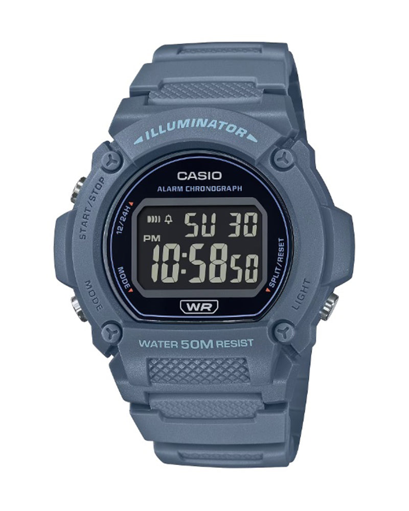 66181 RELOJ CASIO HULE AZUL