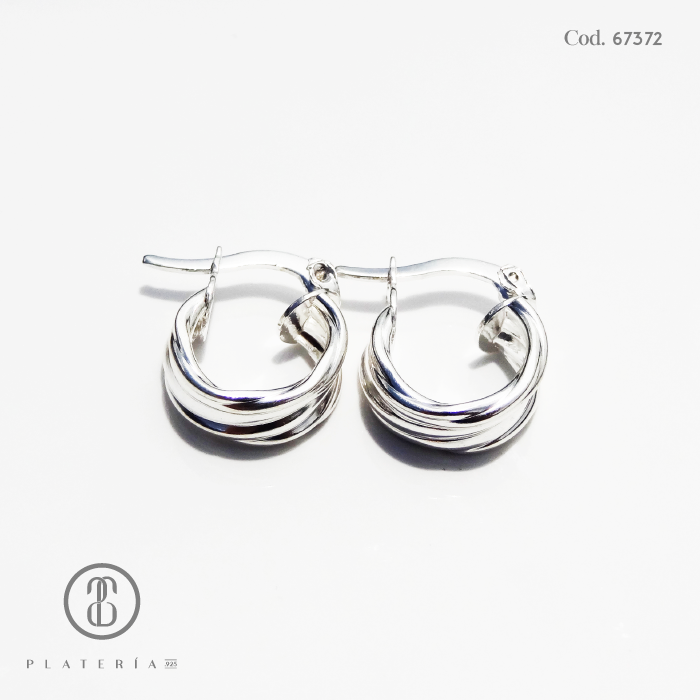 ARGOLLA LABRADA 12MM PLATA.925
