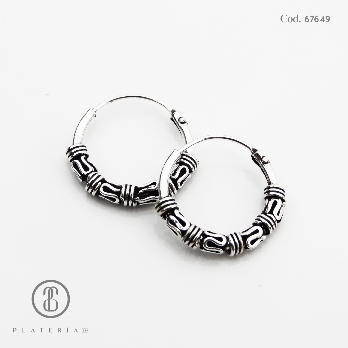 ARGOLLA BALI 1.2X15MM PLATA.925