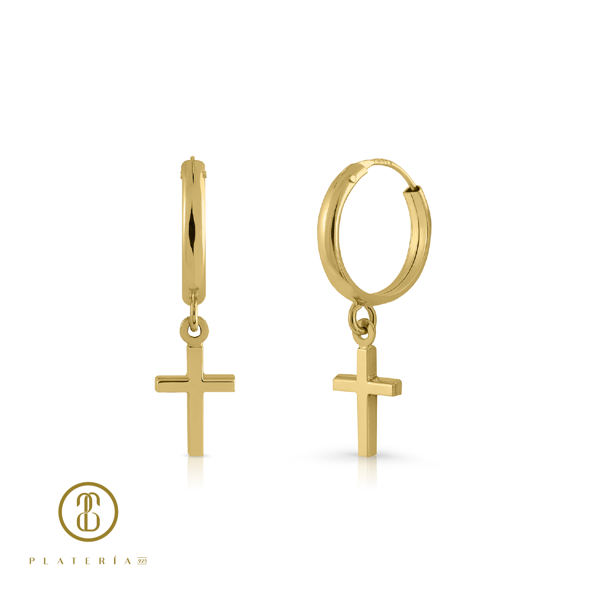 70021 HUGGIE DIJE CRUZ ORO 10K