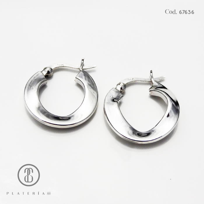 ARGOLLA 4X20MM LISA PLATA.925