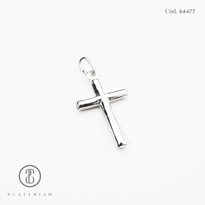 DIJE CRUZ PLATA.925