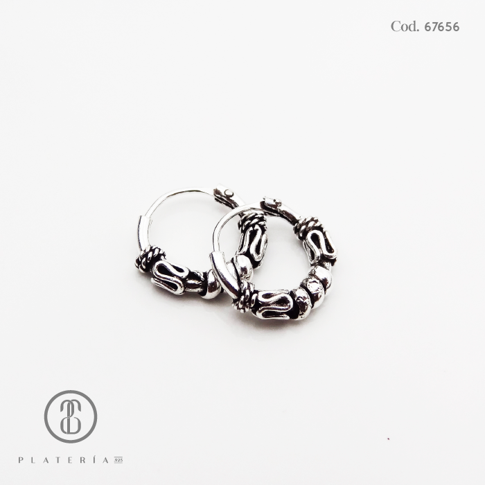 ARGOLLA BALI 1.2X12MM PLATA.925