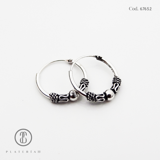 ARGOLLA BALI 1.2X14MM PLATA.925