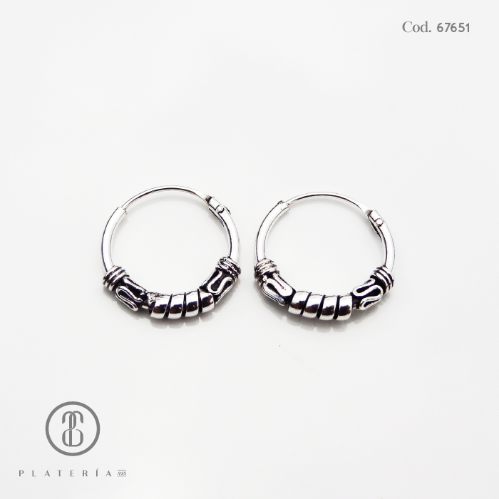 ARGOLLA BALI 1.2X15MM PLATA.925