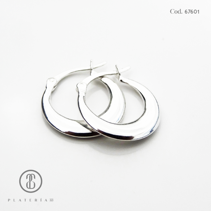 ARGOLLA LISA 18MM PLATA.925