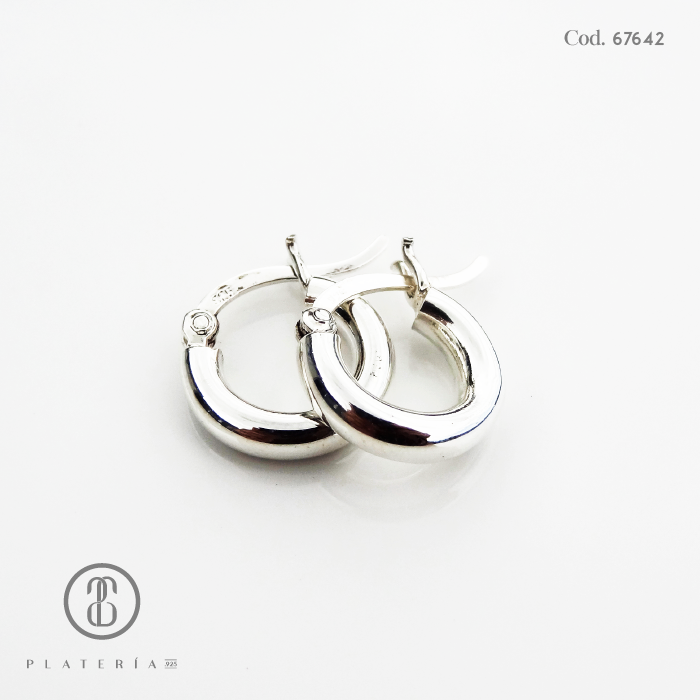 ARGOLLA 4X14MM LISA PLATA.925