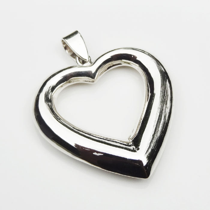 DIJE CORAZON PLATA.925