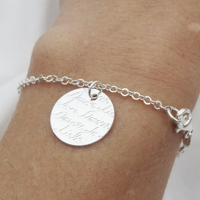 PULSERA CIRCULO PLATA.925