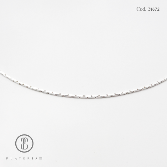 CADENA DELGADA PLATA.925