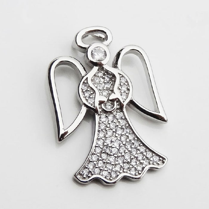 DIJE RODINADO ANGEL PLATA.925