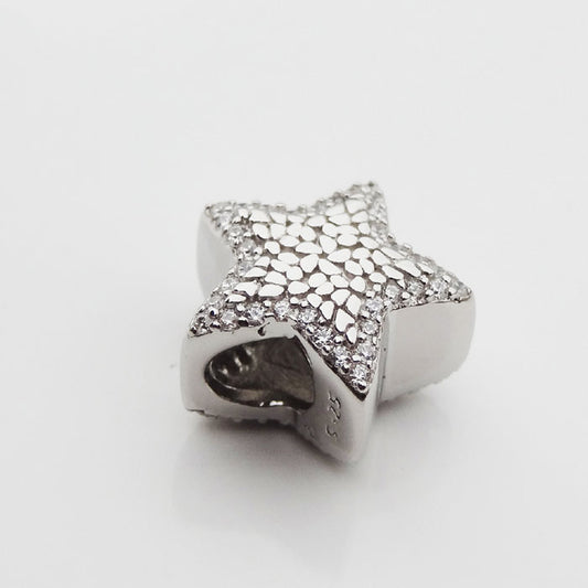 DIJE PARA PULSERA ESTRELLA PLATA.925