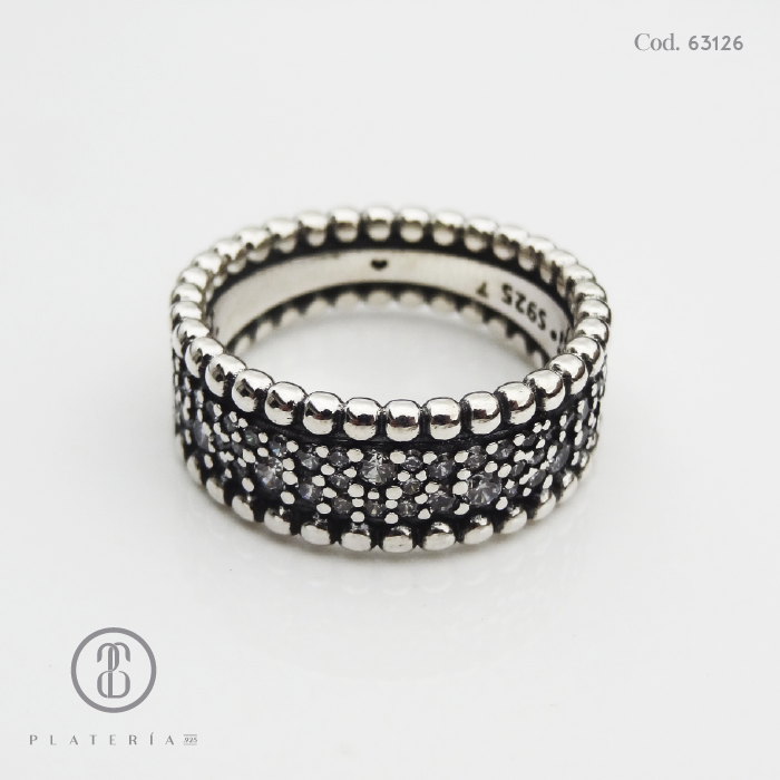 ANILLO CIRCONES PLATA.925