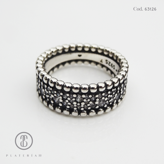 ANILLO CIRCONES PLATA.925