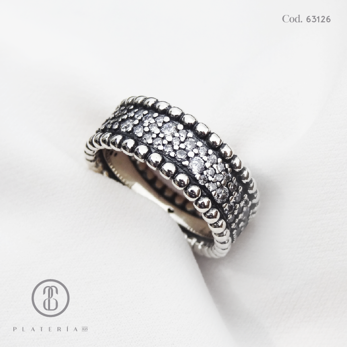 ANILLO CIRCONES PLATA.925
