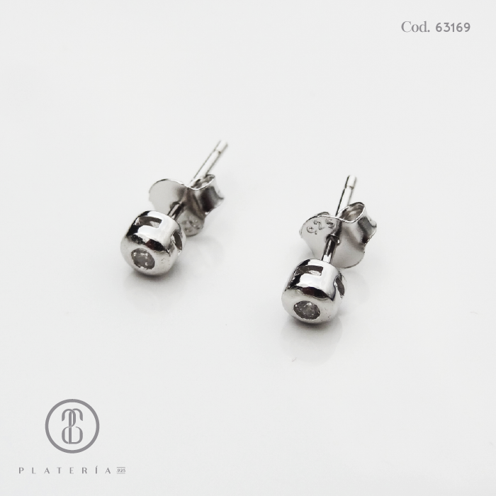 ARETE RODINADO BISELADO 2MM PLATA.925