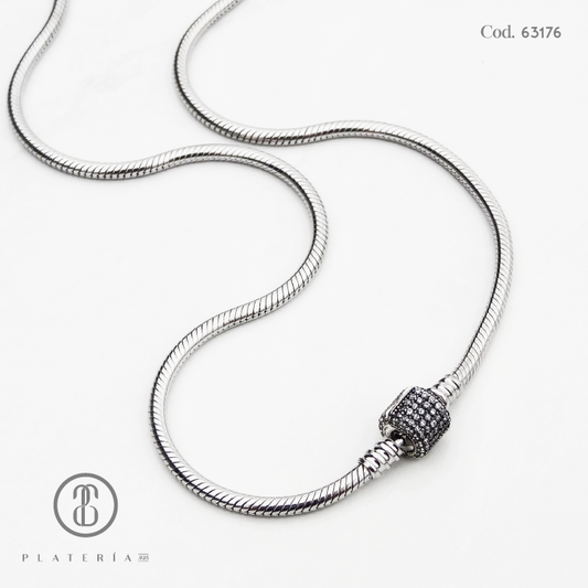 GARGANTILLA PARA ACCESORIOS PLATA.925