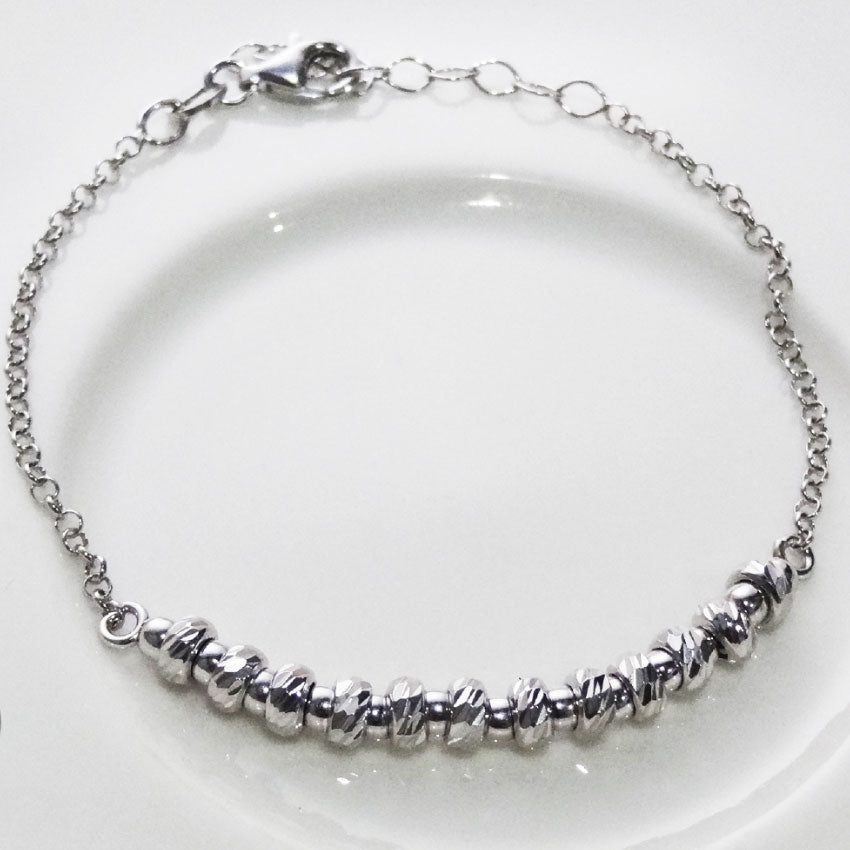 PULSERA RODINADA PLATA.925
