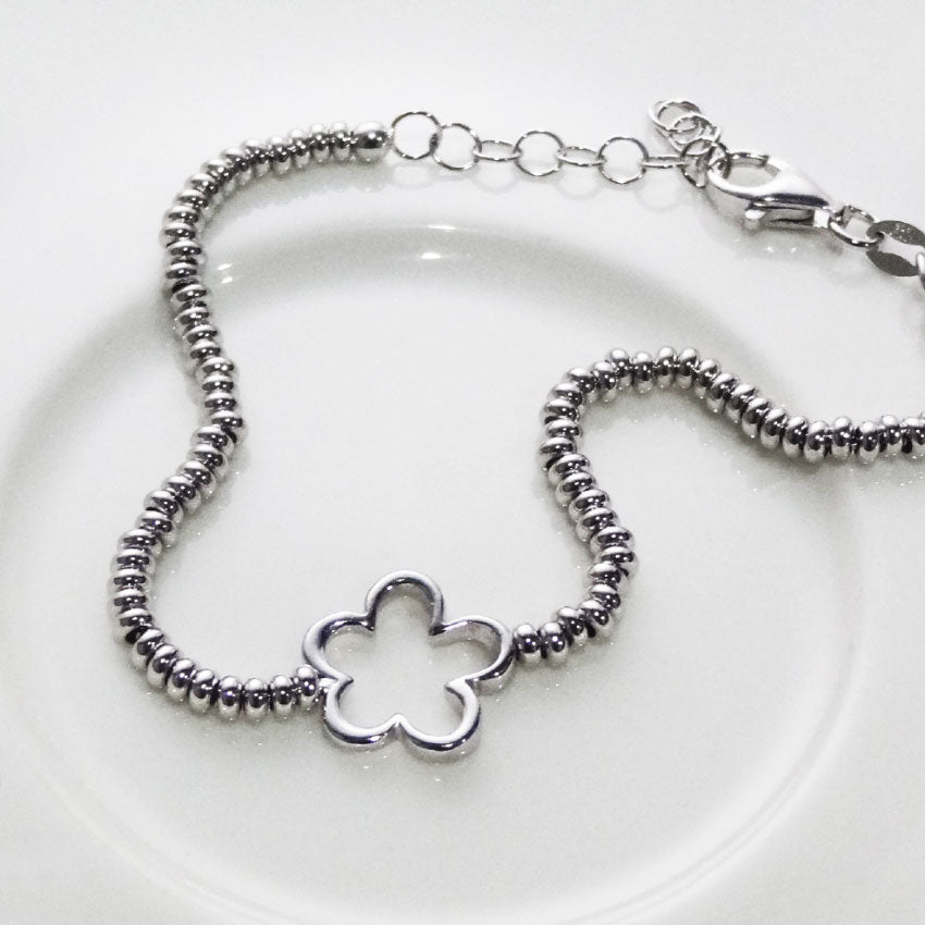 PULSERA RODINADA PLATA.925