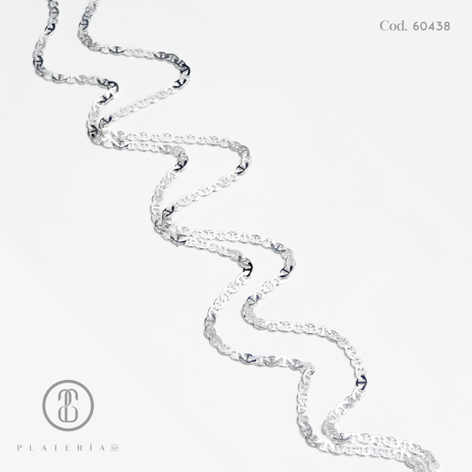 CADENA GUCCI 60CM PLATA.925