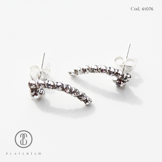 ARETE CLIP CHISPAS-ESTRELLA PLATA.925