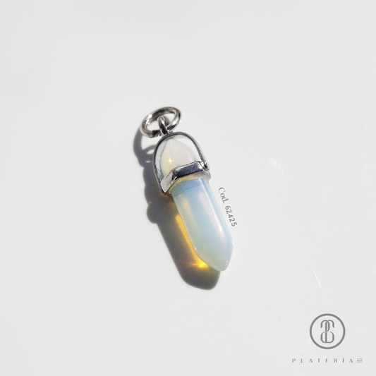 DIJE PIEDRA LUNAR PLATA.925