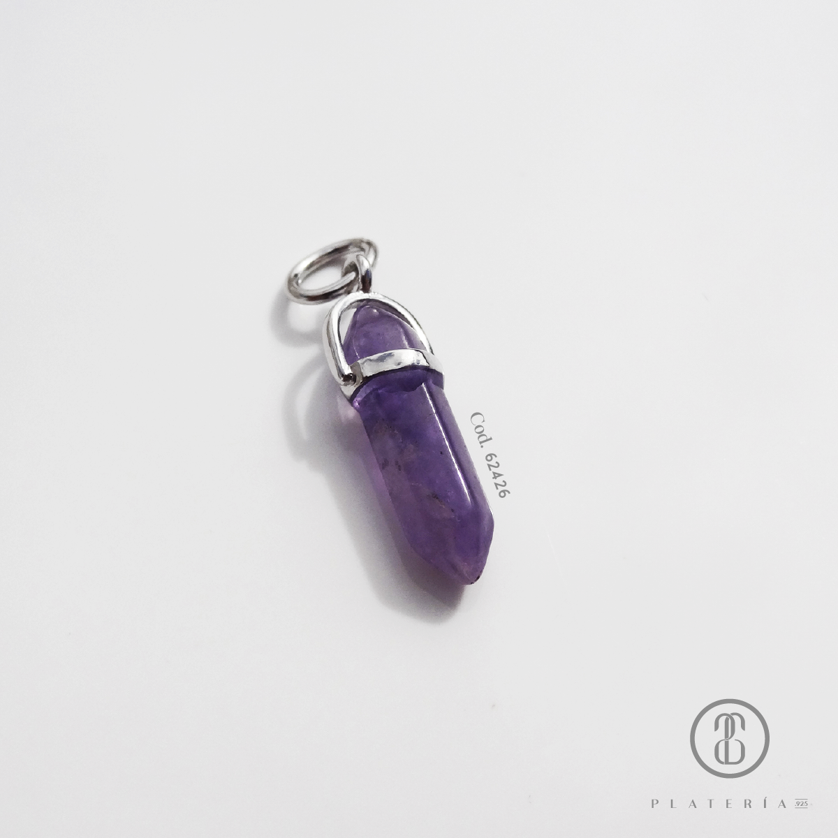 DIJE AMATISTA PLATA.925