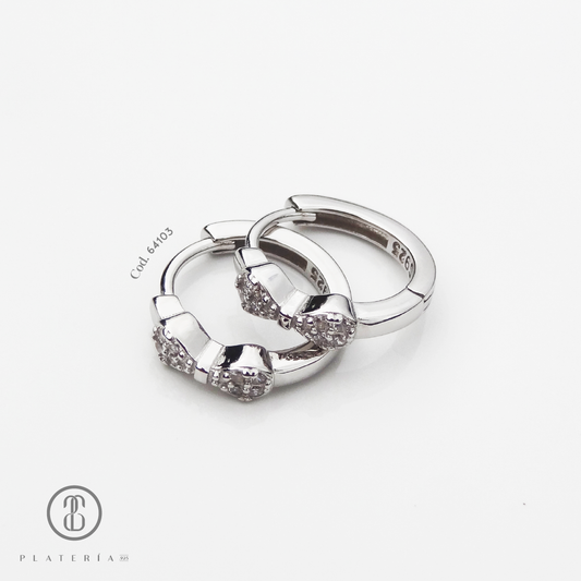 HUGGIE RODINADO LAZO PLATA.925