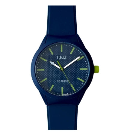 64423 RELOJ QQ HULE AZUL Y VERDE