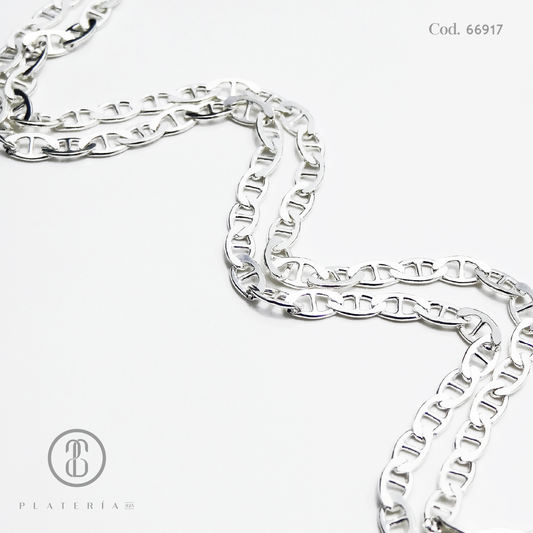 CADENA  GUCCI 55CM PLATA.925
