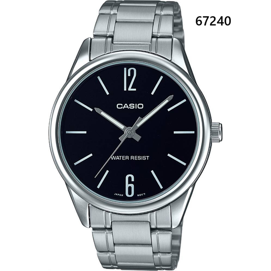 67240 RELOJ CASIO METAL PLATEADO