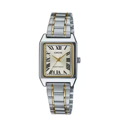 68615 RELOJ CASIO CUADRADO METAL COMBINADO