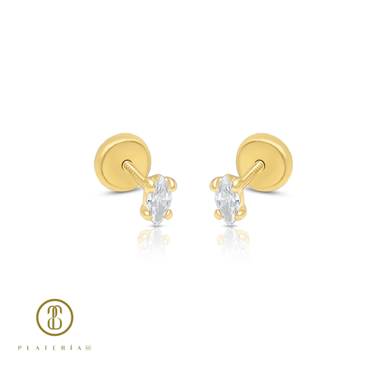69989 ARETE ZIRCON OVALADO ORO 10K