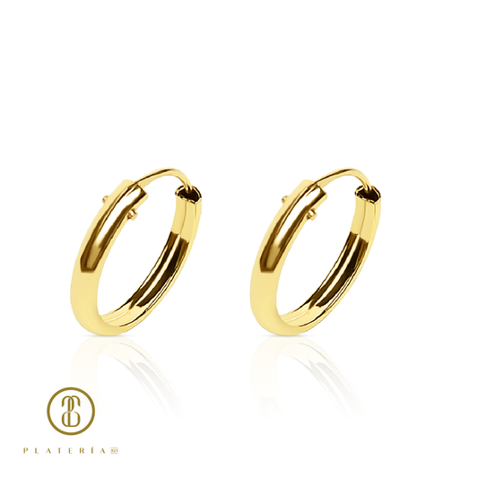 70027 ARGOLLA LISA 10MM ORO 10K