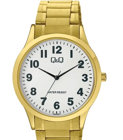 70043 RELOJ QQ METAL DORADO