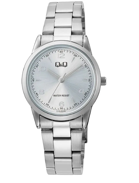 70058 RELOJ QQ METAL PLATEADO MUJER