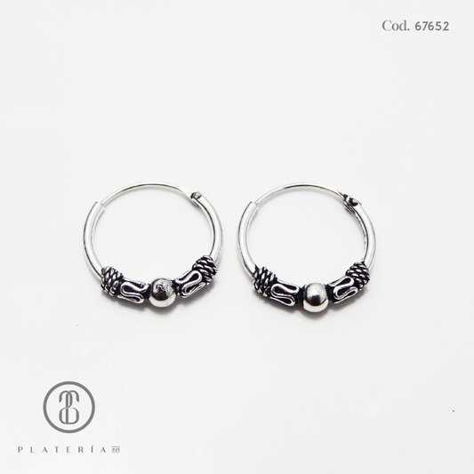 ARGOLLA BALI 1.2X14MM PLATA.925