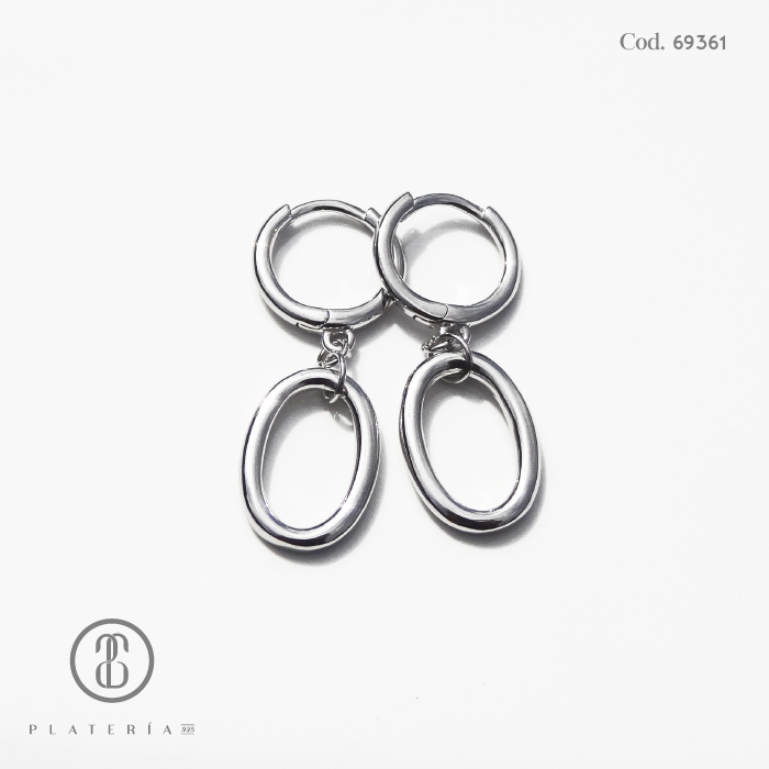 HIGGIE RODINADO CON DIJE CORAZON LISO PLATA.925