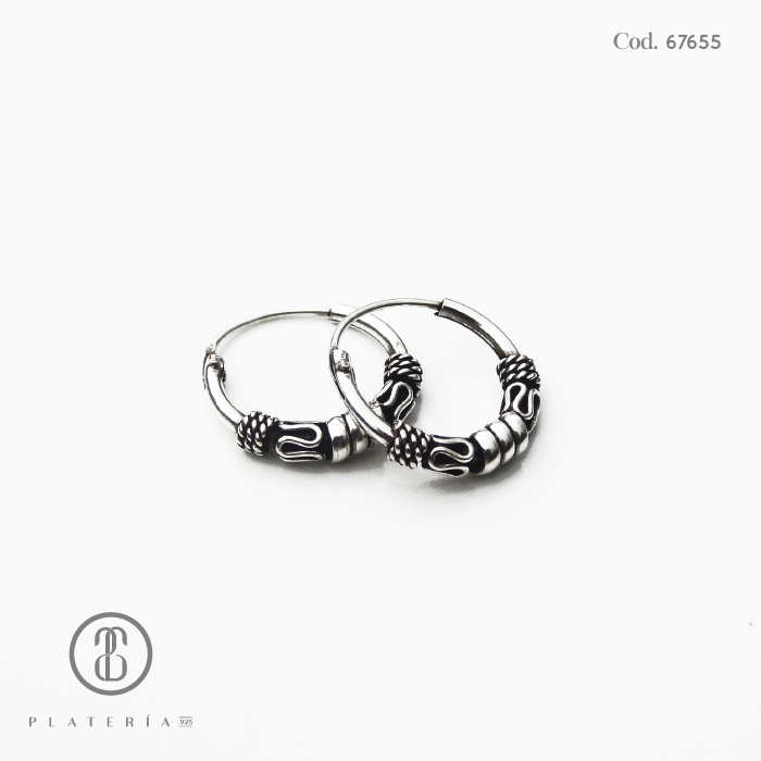ARGOLLA BALI 1.2X12MM PLATA.925