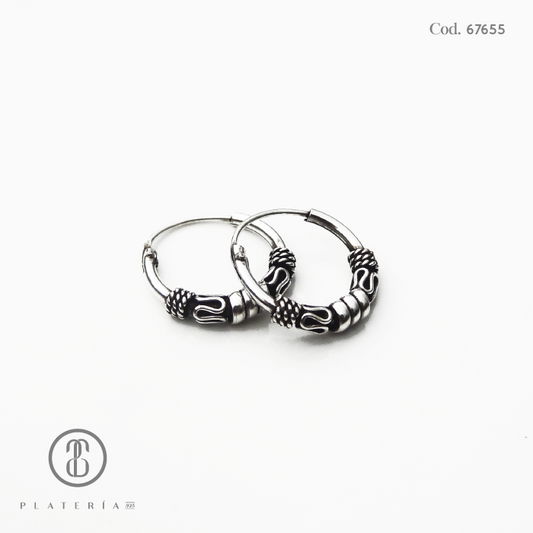 ARGOLLA BALI 1.2X12MM PLATA.925