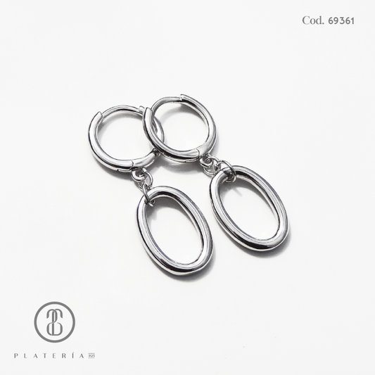 HIGGIE RODINADO CON DIJE CORAZON LISO PLATA.925