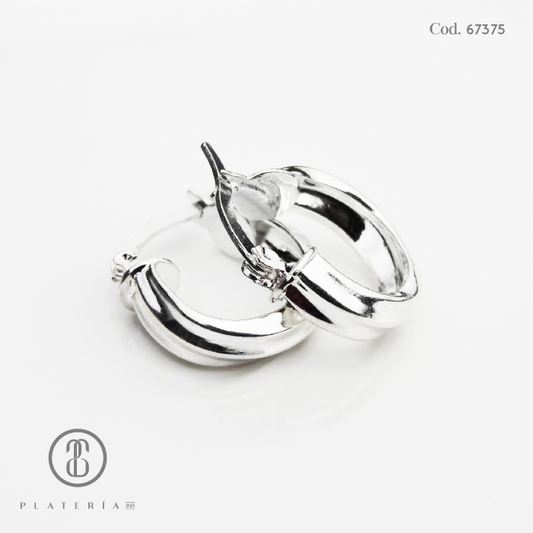 ARGOLLA LABRADO 15MM PLATA.925