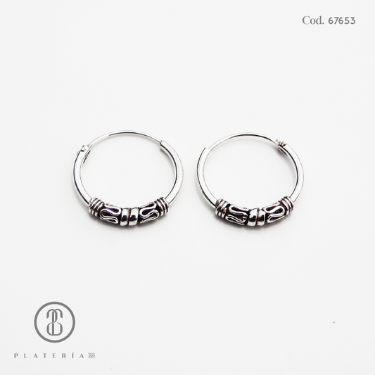 ARGOLLA BALI 1.2X14MM PLATA.925