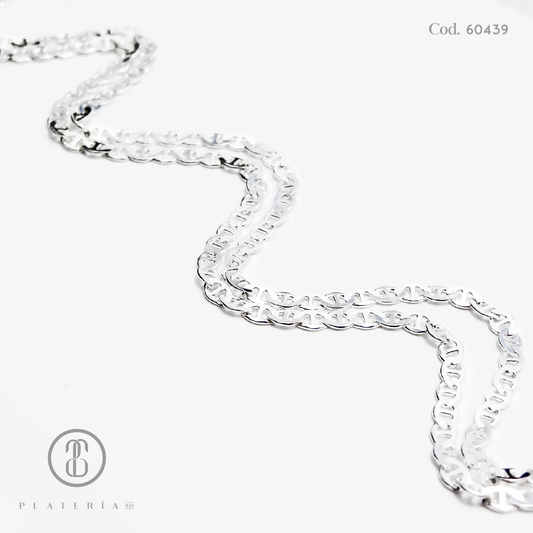 CADENA GUCCI 45CM PLATA.925