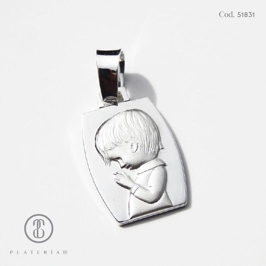 DIJE NIÑO RESANDO PLATA.925